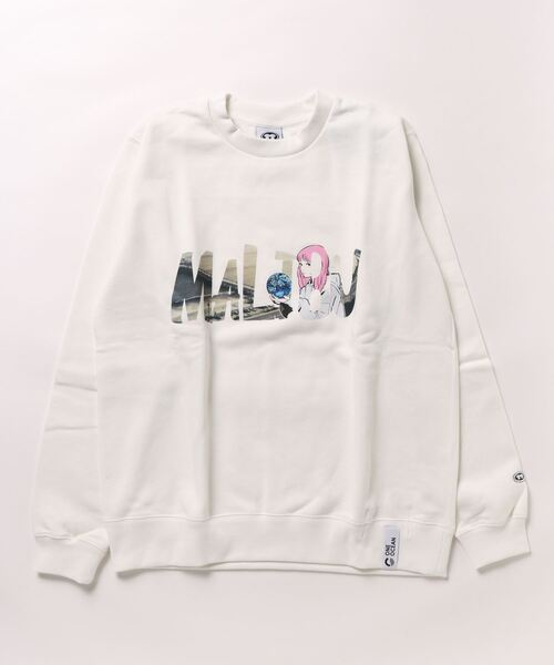 MALIBU SHIRTS(マリブシャツ)の「STANDARD Crew BSW Logo(Tシャツ/カットソー・メンズ・グレー/ホワイト/ブラック・S/L/M)」の2枚目の写真