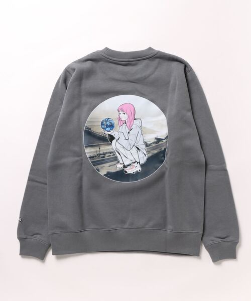 MALIBU SHIRTS(マリブシャツ)の「STANDARD Crew BSW Logo(Tシャツ/カットソー・メンズ・グレー/ホワイト/ブラック・S/L/M)」の5枚目の写真