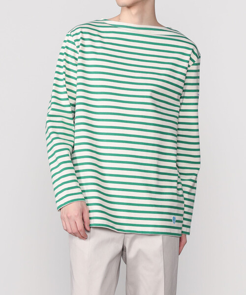ORCIVAL(オーシバル)の「ORCIVAL | コットンロード フレンチバスクシャツ MEN(Tシャツ/カットソー・メンズ・ホワイト系その他5/ブラック系その他2/ブラック系その他/レッド系その他/ホワイト/アイボリー/ブラック/グレー系その他/ブラウン系その他/ピンク系その他/グリーン系その他/グリーン系その他2/ブルー系その他・4/3/5/6)」の9枚目の写真