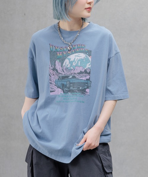 PAGEBOY（ページボーイ）の「カーロックプリントT（Tシャツ/カットソー・レディース・オフホワイト/チャコールグレー/ブルー/ベージュ/ピンク系その他・FREE）」の19枚目の写真