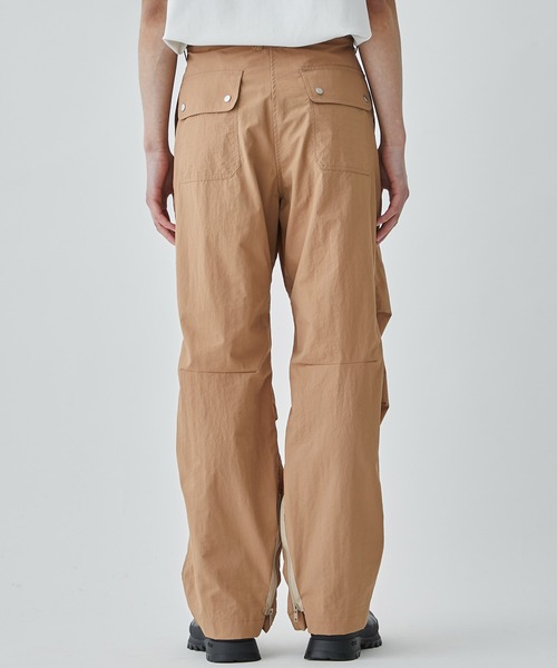 MATSUFUJI Wool Semi-flare Trousers マツフジ MATSUFUJI(マツフジ)Melange Rib Semi-flare Trousers (M231