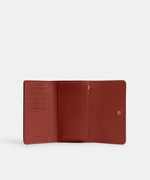 【COACH】ミディアム フラップ ウォレット キャンバス 公式】コーチアウトレット | ミディアム コーナー ジップ