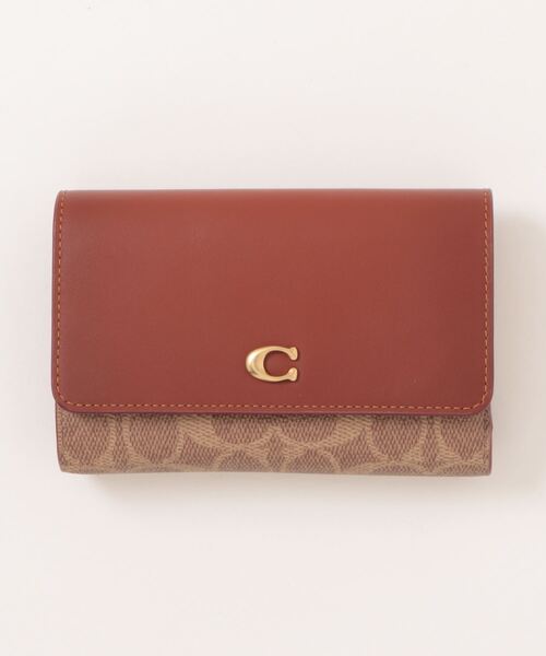 【COACH】コーチ エッセンシャル ミディアム フラップウォレット COACH】エッセンシャル ミディアム フラップ ウォレット/財布