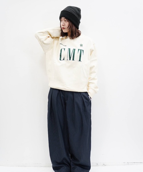 centimeter（センチメーター）の「CMT sweat（スウェット・メンズ・キナリ/ヘザーグレー/ブラック/サックスブルー・MEDIUM/LARGE/X-LARGE）」の10枚目の写真