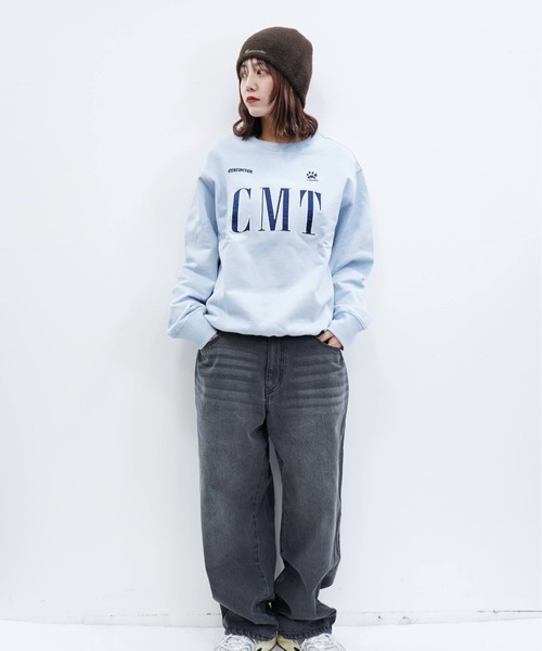 centimeter（センチメーター）の「CMT sweat（スウェット・メンズ・キナリ/ヘザーグレー/ブラック/サックスブルー・MEDIUM/LARGE/X-LARGE）」の16枚目の写真