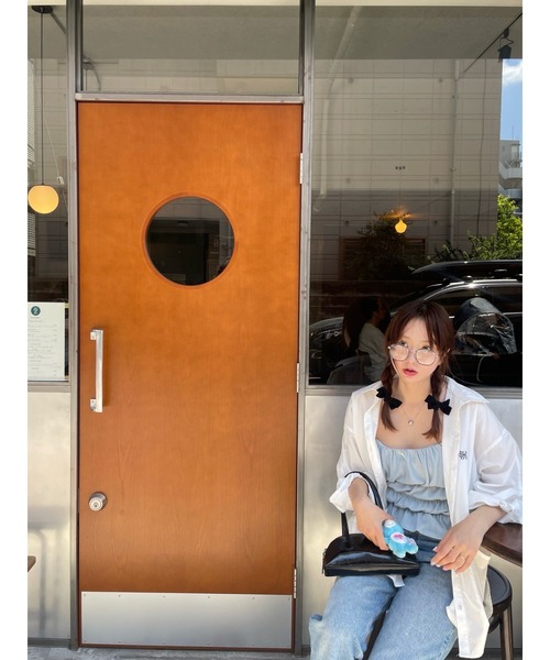 RUBY AND YOU（ルビーアンドユー）の「［select］リボンヘアゴム 2個セット（ヘアゴム・レディース・アイボリー/キャメル/ベージュ/グレー/ブラック/ブラウン・FREE）」の13枚目の写真