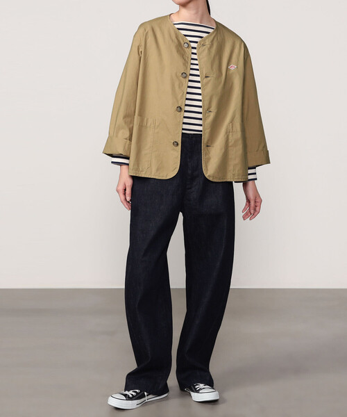 DANTON（ダントン）の「DANTON | コットン カラーレスショート