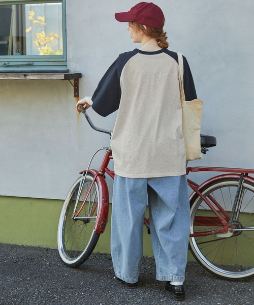 シャルボン ナンバリング Tシャツ ラグラン S ランニング 70%OFF】ストリートラグランTシャツ/ナンバリング | SPINNS WEB