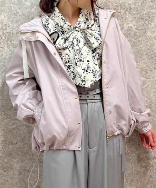 axes femme(アクシーズファム)の「撥水加工マウンテンパーカー(マウンテンパーカー・レディース・ブラック/キナリ/ピンク・MEDIUM/LARGE)」の1枚目の写真