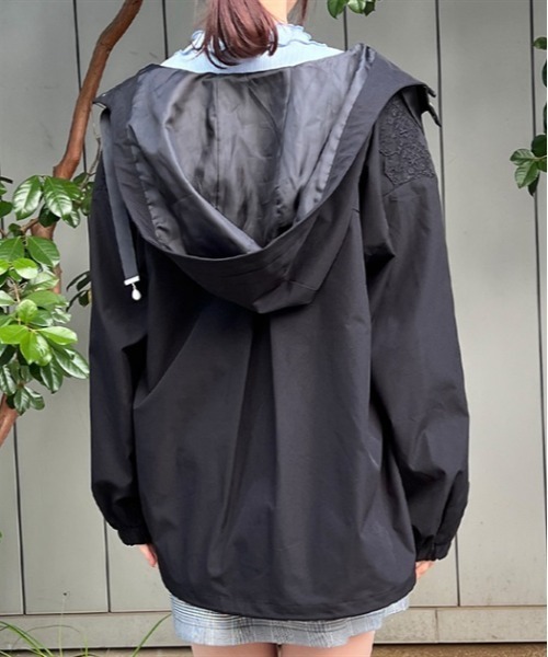 axes femme(アクシーズファム)の「撥水加工マウンテンパーカー(マウンテンパーカー・レディース・ブラック/キナリ/ピンク・MEDIUM/LARGE)」の10枚目の写真