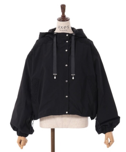 axes femme(アクシーズファム)の「撥水加工マウンテンパーカー(マウンテンパーカー・レディース・ブラック/キナリ/ピンク・MEDIUM/LARGE)」の11枚目の写真