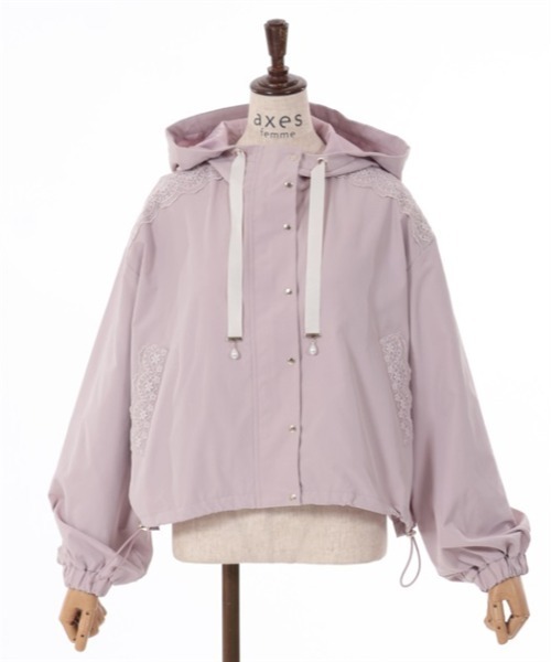 axes femme(アクシーズファム)の「撥水加工マウンテンパーカー(マウンテンパーカー・レディース・ブラック/キナリ/ピンク・MEDIUM/LARGE)」の21枚目の写真