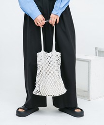 KBF | マクラメニットBAG(ハンドバッグ)