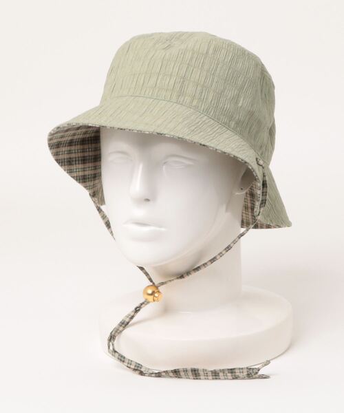 kaorinomori（カオリノモリ）の「kaorinomori ポポハット / カオリノモリ（ハット・レディース・グリーン/オレンジ・M/57.5cm）」の10枚目の写真