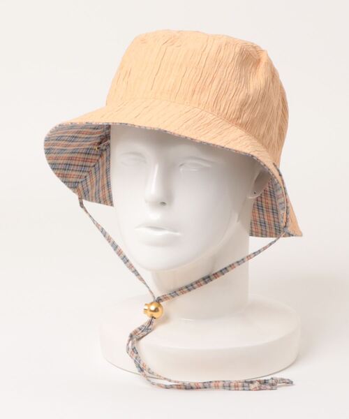 kaorinomori（カオリノモリ）の「kaorinomori ポポハット / カオリノモリ（ハット・レディース・グリーン/オレンジ・M/57.5cm）」の12枚目の写真