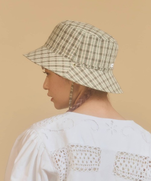 kaorinomori（カオリノモリ）の「kaorinomori ポポハット / カオリノモリ（ハット・レディース・グリーン/オレンジ・M/57.5cm）」の5枚目の写真