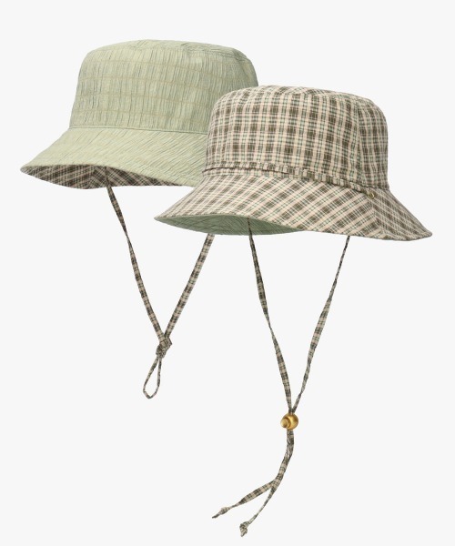 kaorinomori（カオリノモリ）の「kaorinomori ポポハット / カオリノモリ（ハット・レディース・グリーン/オレンジ・M/57.5cm）」の7枚目の写真