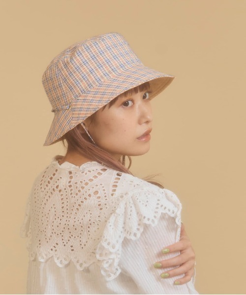 kaorinomori（カオリノモリ）の「kaorinomori ポポハット / カオリノモリ（ハット・レディース・グリーン/オレンジ・M/57.5cm）」の22枚目の写真