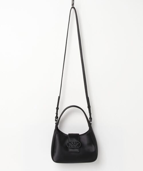 EMPORIO ARMANI(エンポリオアルマーニ)の「【エンポリオ アルマーニ】ホーボーハンドバッグ サテン イーグルバックル(ショルダーバッグ・レディース・ブラック・FREE)」の13枚目の写真