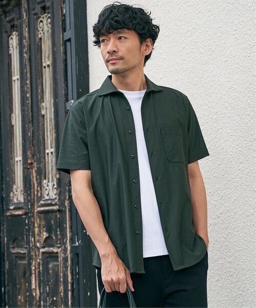 IKKA LOUNGE(イッカラウンジ)の「【吸水速乾/イージーケア】アーバンドライフルオープンポロシャツ(ポロシャツ・メンズ・ホワイト/ネイビー/オリーブ・M/L/XL/S)」の16枚目の写真