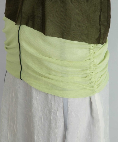 MARECHAL TERRE（マルシャルテル）の「レイヤードチュールトップス（T