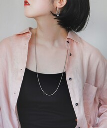 quaranciel | quaranciel: シルバー925 ボールチェーン ロング ネックレス(ネックレス)