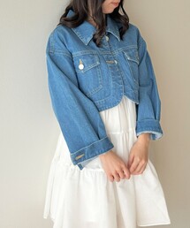 デニムボレロジャケット