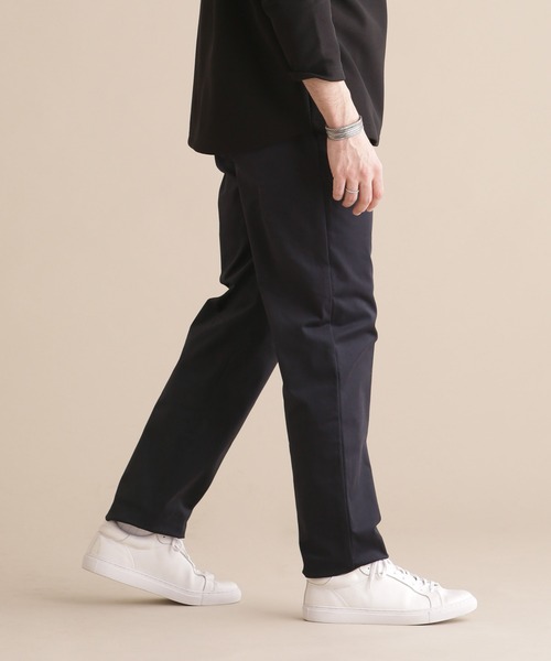 Apo(s)ture(アポスチャー)の「KYLE-001/サテンストレッチスリムパンツ(その他パンツ・メンズ・ブラック/モカ/ネイビー/ベージュ・XL/L/M/S/XS)」の4枚目の写真