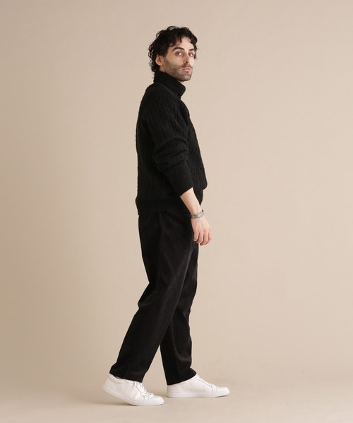 Apo(s)ture(アポスチャー)の「JOHAN-001/6wコーデュロイテーパードパンツ(その他パンツ・メンズ・ブラック/ブラウン/グリーン/ベージュ・XS/S/M/L/XL)」の9枚目の写真