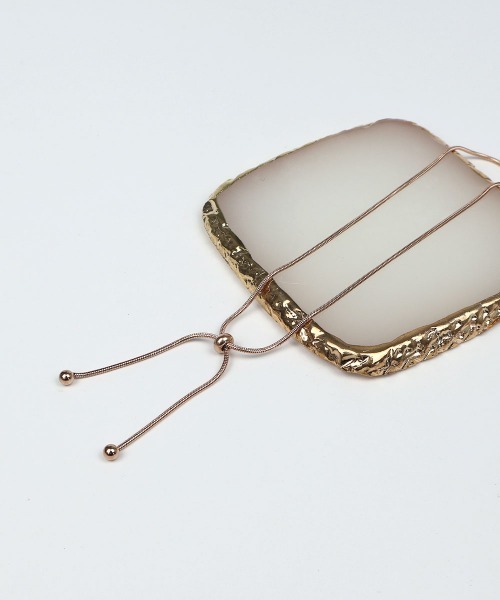 CEMONEMO（セモネモ）の「【金属アレルギー対応】 スネークチェーン スライド アンクレット / サージカルステンレス 316L（アンクレット・レディース・ピンクゴールド/ゴールド/シルバー・FREE）」の5枚目の写真