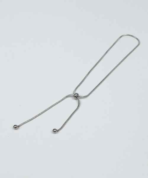 CEMONEMO（セモネモ）の「【金属アレルギー対応】 スネークチェーン スライド アンクレット / サージカルステンレス 316L（アンクレット・レディース・ピンクゴールド/ゴールド/シルバー・FREE）」の8枚目の写真