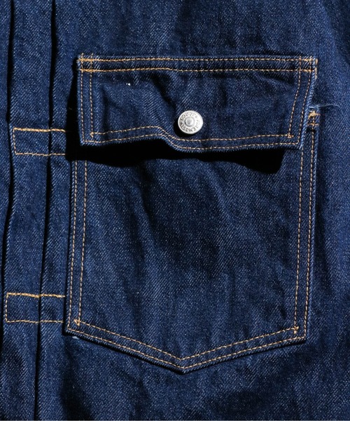 PENNEY'S FOREMOST / ペニーズフォアモスト PLEATS JACKET 1ST ONEWASH ワンウォッシュ インディゴ デニムジャケット
