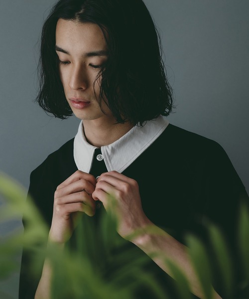 brknhome(ブロークンホーム)の「【brknhome/ブロークンホーム】オーバーサイズ ポロシャツ(ポロシャツ・メンズ・ブラック/ライトグレー/ホワイト・MEDIUM/LARGE)」の22枚目の写真