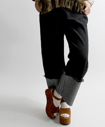 WEGO | WEGO/ロールアップバギーパンツ(デニムパンツ)