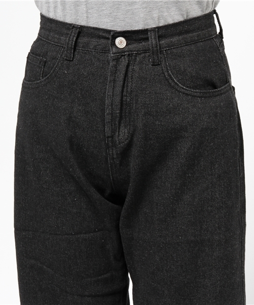 WEGO（ウィゴー）の「WEGO/ロールアップバギーパンツ（デニムパンツ・レディース・ダークインディゴブルー/インディゴブルー/ブラック・LARGE/MEDIUM）」の12枚目の写真