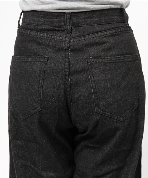 WEGO（ウィゴー）の「WEGO/ロールアップバギーパンツ（デニムパンツ・レディース・ダークインディゴブルー/インディゴブルー/ブラック・LARGE/MEDIUM）」の13枚目の写真