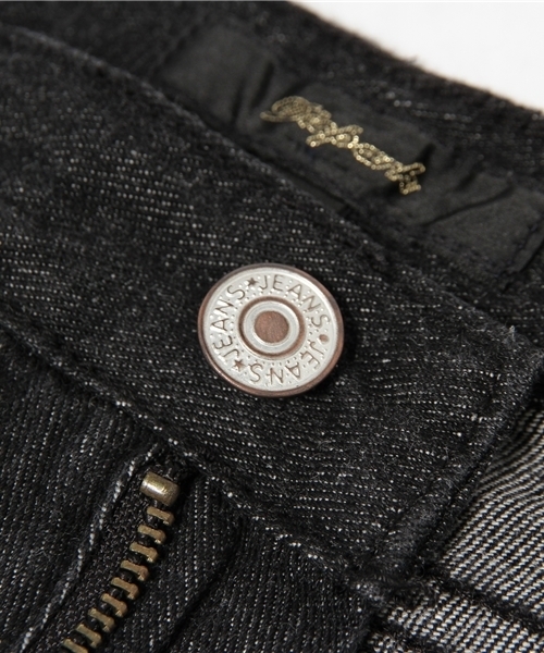 WEGO（ウィゴー）の「WEGO/ロールアップバギーパンツ（デニムパンツ・レディース・ダークインディゴブルー/インディゴブルー/ブラック・LARGE/MEDIUM）」の6枚目の写真