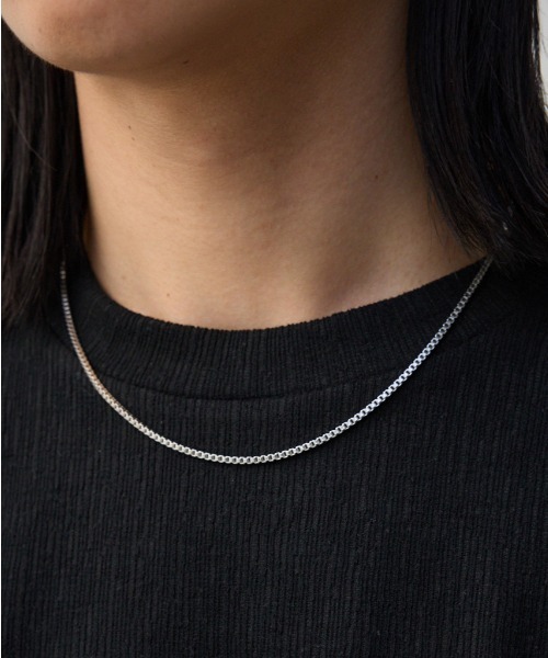 AZUL by moussy(アズールバイマウジー)の「ベネチアンチェーンネックレス(ネックレス・メンズ・ブラック/シルバー/ゴールド・FREE)」の2枚目の写真