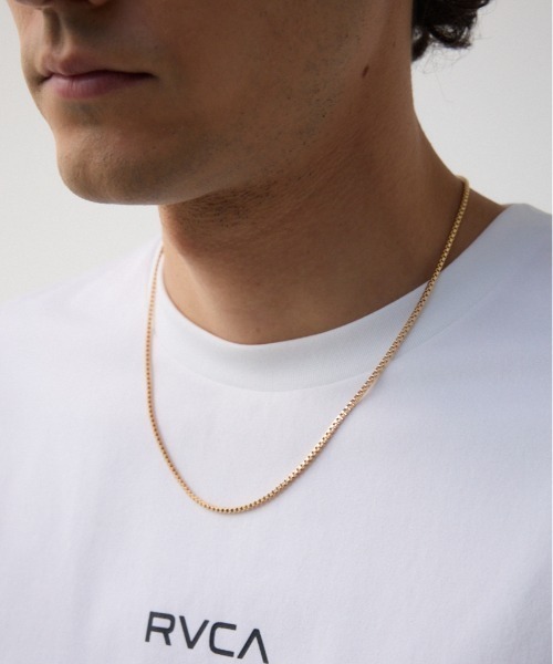 AZUL by moussy(アズールバイマウジー)の「ベネチアンチェーンネックレス(ネックレス・メンズ・ブラック/シルバー/ゴールド・FREE)」の3枚目の写真