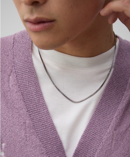 AZUL by moussy(アズールバイマウジー)の「ベネチアンチェーンネックレス(ネックレス・メンズ・ブラック/シルバー/ゴールド・FREE)」の1枚目の写真