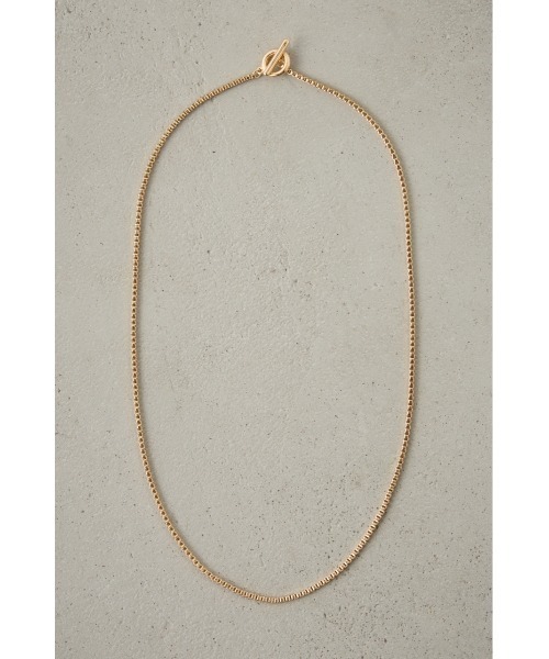 AZUL by moussy(アズールバイマウジー)の「ベネチアンチェーンネックレス(ネックレス・メンズ・ブラック/シルバー/ゴールド・FREE)」の9枚目の写真