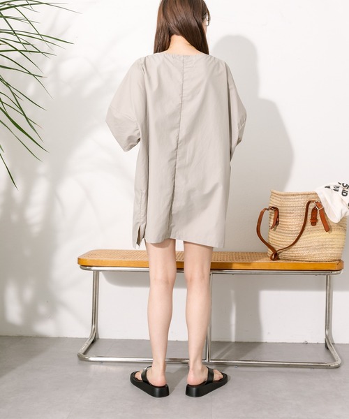 PUAL CE CIN（ピュアルセシン）の「チュニックラッシュガード（ラッシュガード・レディース・ベージュ/ブラック・FREE）」の11枚目の写真