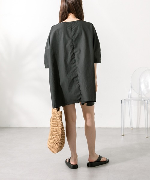 PUAL CE CIN（ピュアルセシン）の「チュニックラッシュガード（ラッシュガード・レディース・ベージュ/ブラック・FREE）」の18枚目の写真