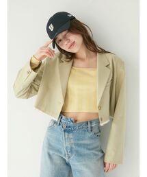 カットオフデザインショートジャケット