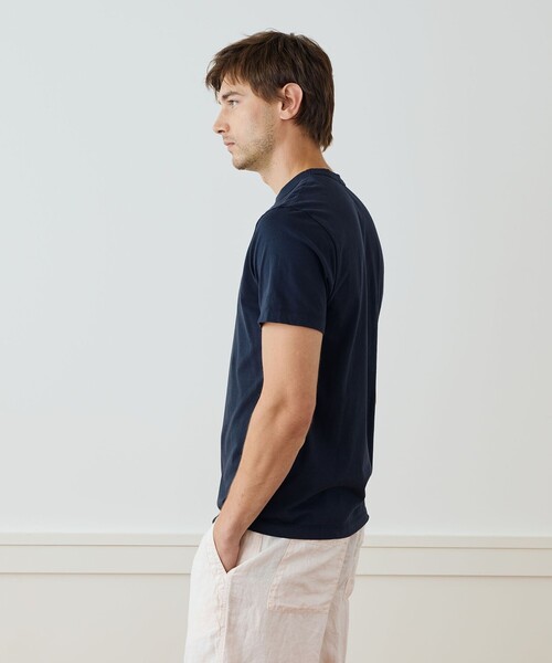 JAMES PERSE(ジェームスパース)の「コットンジャージー クルーネックTシャツ MBEL3614(Tシャツ/カットソー・メンズ・ブルー系その他2/ダークブルー・1/0/2)」の8枚目の写真