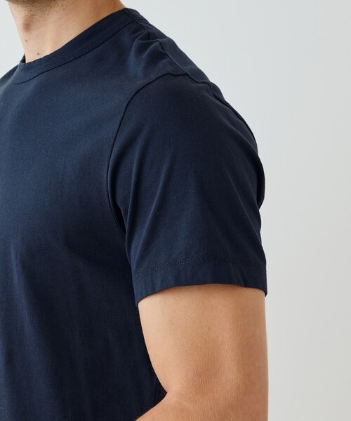 JAMES PERSE(ジェームスパース)の「コットンジャージー クルーネックTシャツ MBEL3614(Tシャツ/カットソー・メンズ・ブルー系その他2/ダークブルー・1/0/2)」の5枚目の写真
