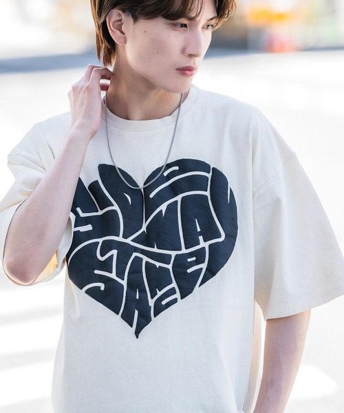 SIDEWAY STANCE（サイドウェイスタンス）の「【SIDEWAY STANCE】ピグメント加工 プリント 半袖Tシャツ（Tシャツ/カットソー・メンズ・ホワイト/レッド系2/レッド系1/レッド系/ブラック系2/ブラック系1/ブラック系/ホワイト系2/ホワイト系1/レッド/ホワイト系/ブラック・X-LARGE/SMALL/MEDIUM/LARGE）」の4枚目の写真