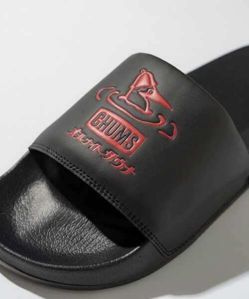 CHUMS(チャムス)の「CHUMS×SAUVENIR/チャムス×サウベニア 別注 シャワーサンダル(サンダル・メンズ・ブラック・5/10/9/8/7/6)」の4枚目の写真