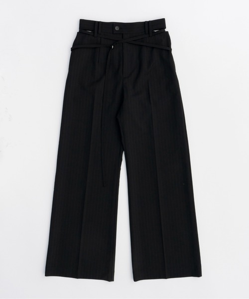 MAISON SPECIAL（メゾンスペシャル）の「Belt Up Slacks/ベルトアップ 