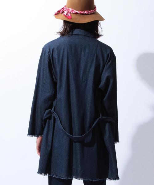MONKEY TIME(モンキータイム)の「<monkey time> 5.5oz/DNM SHAWL GAWN/ガウン◆(その他アウター・メンズ・ネイビー・SMALL/MEDIUM/LARGE/X-LARGE)」の2枚目の写真